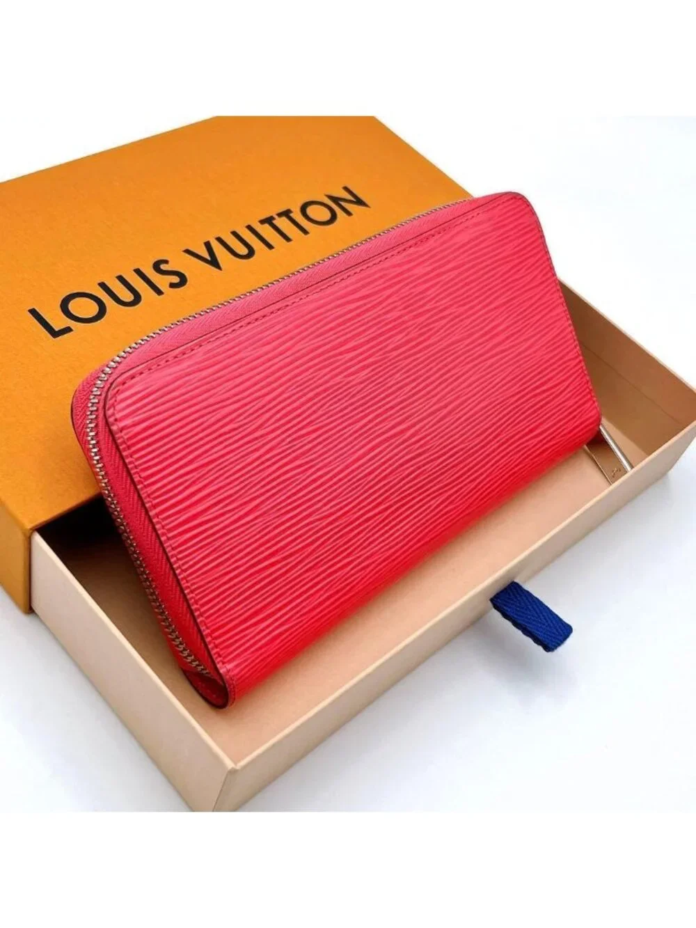 Louis Vuitton Epi Zippy Wallet Rose Pondicherry
